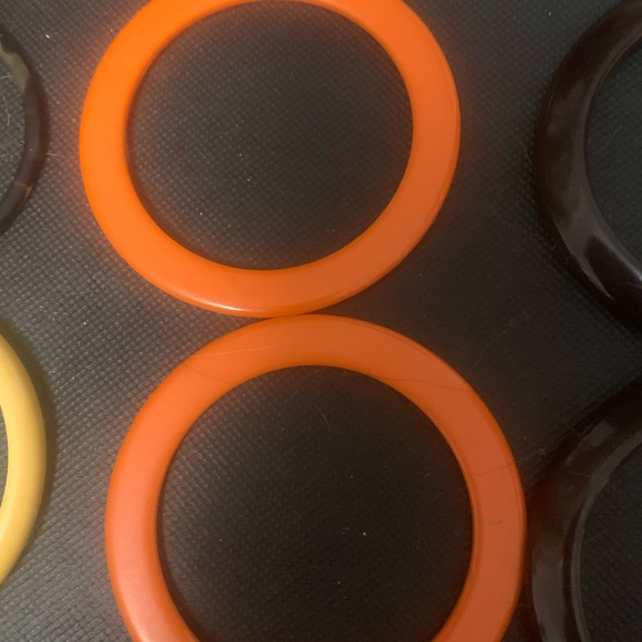 9 Vintage Authentic Bakelite bracelets bangles - Picture 3 of 7